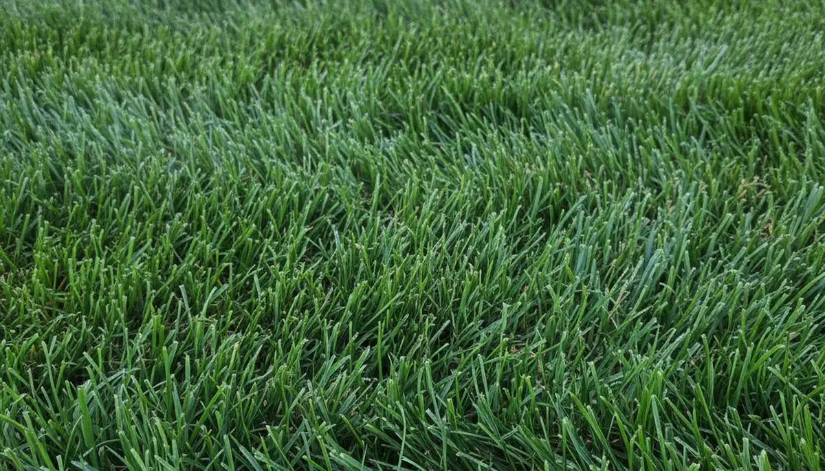 Close-up of freshly cut green lawn showing precise mowing by Chop Chop Landscaping in Ogden, UT