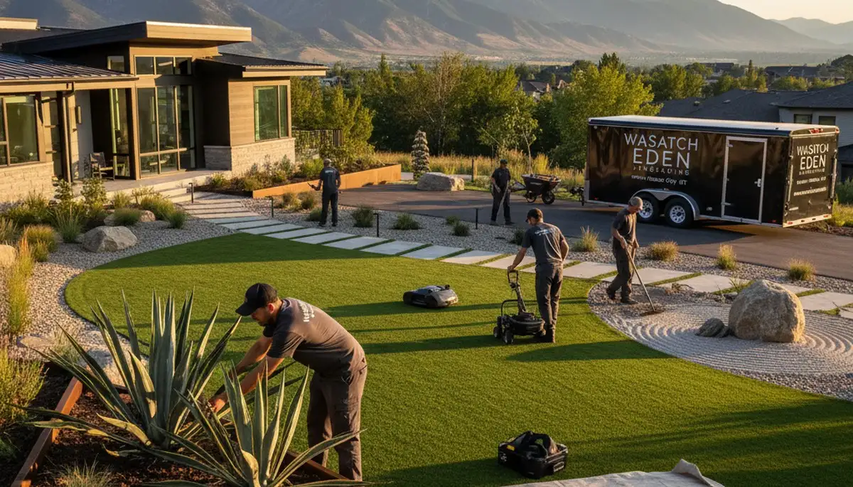 Landscaping service in Ogden, UT for lawn care, maintenance, and outdoor property improvement