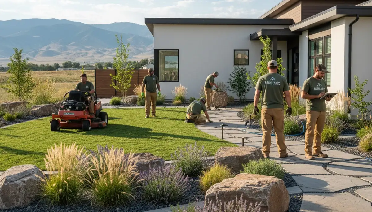 Landscaping service in Ogden, UT by Ogden Lawn Care for residential lawn maintenance