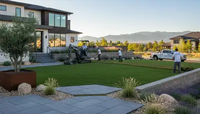Professional landscaping service in Ogden, UT for lawn care and yard maintenance