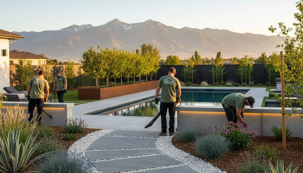 Professional landscaping service in Ogden, UT for lawn care and outdoor property maintenance