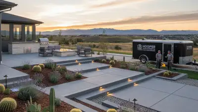 Landscaping crew providing lawn care services in Ogden, UT