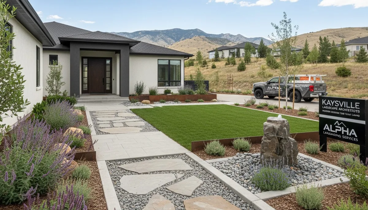 Professional landscaping service in Ogden, UT for lawn care and yard maintenance