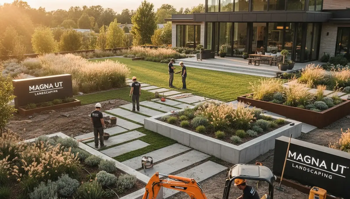 Landscaping services in Ogden, UT by Ogden Lawn Care for residential and commercial properties