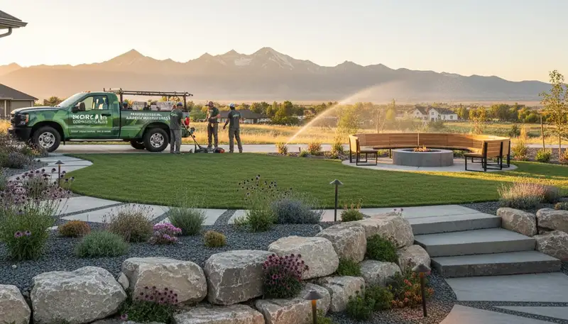 Landscaping services in Ogden, UT by Ogden Lawn Care for local lawn maintenance and yard care