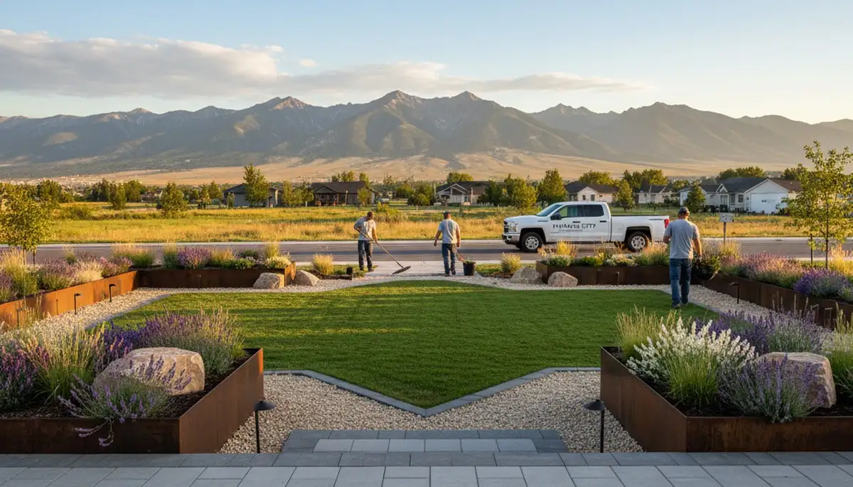 Professional landscaping service in Ogden, UT for lawn care and yard maintenance