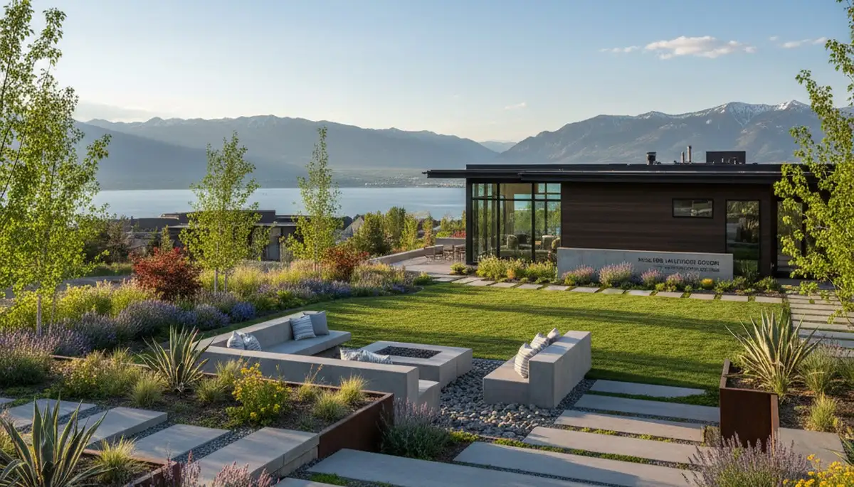 Professional landscaping service in Ogden, UT, for lawn care and yard maintenance
