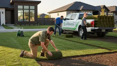 Professional sod installation by Chop Chop Landscaping in Ogden, UT creating lush, green lawns